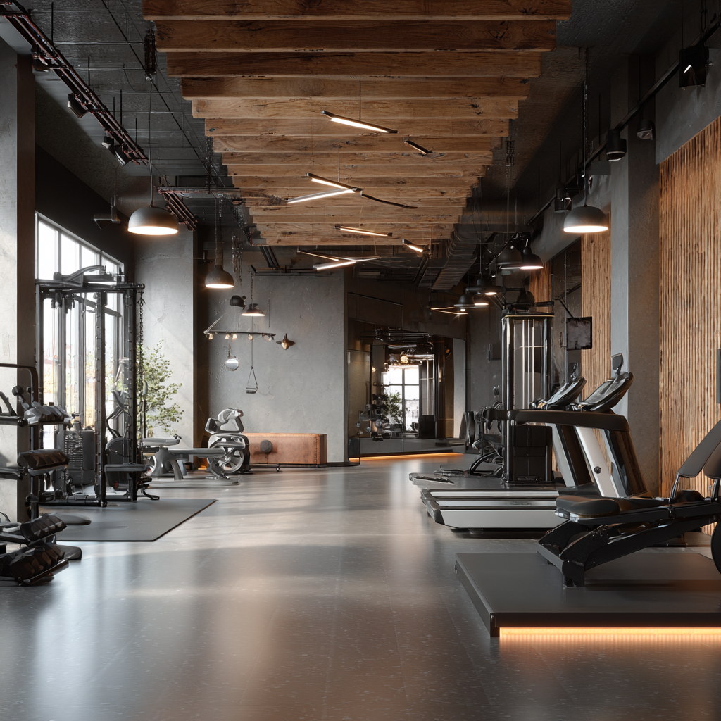 Інтер'єр CorePulse Gym з сучасним обладнанням